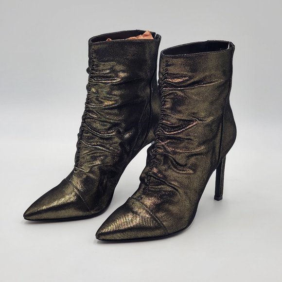 Nine West Shimmery Stiletto Booties - NWOT - Picture 7 of 17